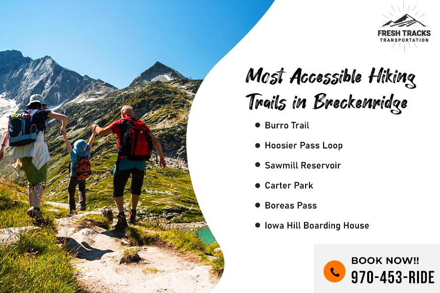 most accessible hiking trails in Breckenridge